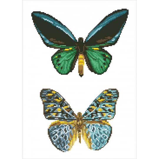 Diamond Dotz® Intermediate Level Antique Butterflies Diamond Painting Kit